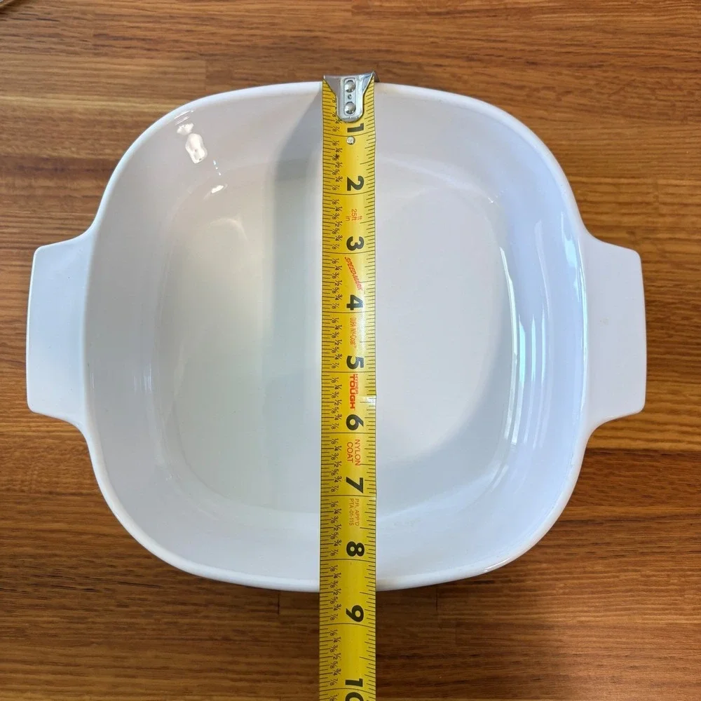 Corning Ware Casserole Dish A-2-B Callaway Ivy 2L White Green 8in‎ Square & Lid